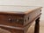 Wood Late 20th Century East Asian Wood Door Coffee Table With Brass-Copper Inlay & Wood Base For Sale - Image 7 of 8