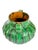 Vintage French Provincial Glazed Green Terracotta 2 Handle Pot With Lid For Sale - Image 9 of 16