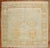 Textile Vintage Zabihi Collection Turkish Oushak Square Rug For Sale - Image 7 of 8