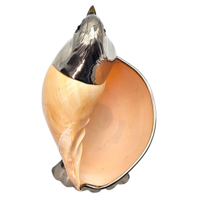 Binazzi Foresto Italian Chrome Bird Shell Bowl Sculpture 8.75" For Sale - Image 12 of 14