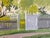 Textile 1961 Mid-Century Modern 'Garden Gate in Spring' Vintage Original Landscape Oil Painting, Framed For Sale - Image 7 of 10