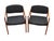 Vintage Mid Century Eck-Adams Walnut Armchairs - a Pair For Sale - Image 4 of 12