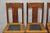 Antique Mission Oak Arts & Crafts T-Back Limbert Style Dining Chairs - Set of 4 For Sale - Image 4 of 18