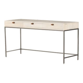 Four Hands Trey Modular Writing Desk, Dove Poplar For Sale