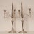 Antique Second Empire Candelabra Sterling Silver Obelisk Form with Chains and Tassels Style: Empire, Napoleonic, Antique...