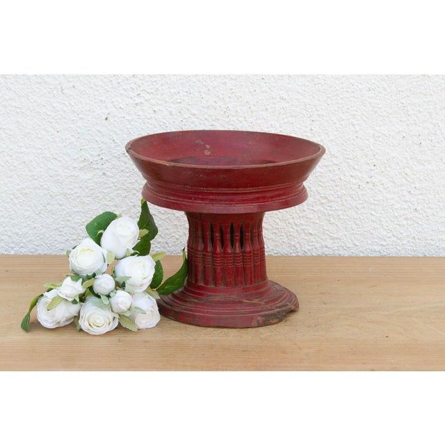 Early 20th Century Tibetan Pedestal Bowl For Sale In Los Angeles - Image 6 of 7