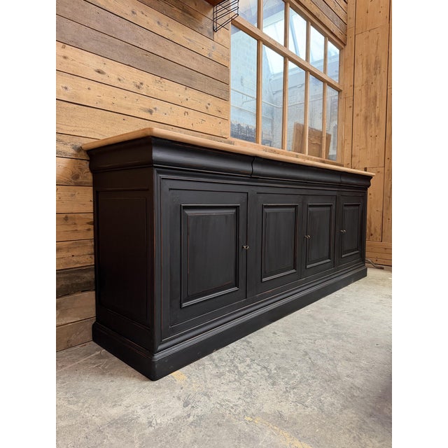 4-Door Cherrywood Sideboard, 1970s For Sale - Image 18 of 18
