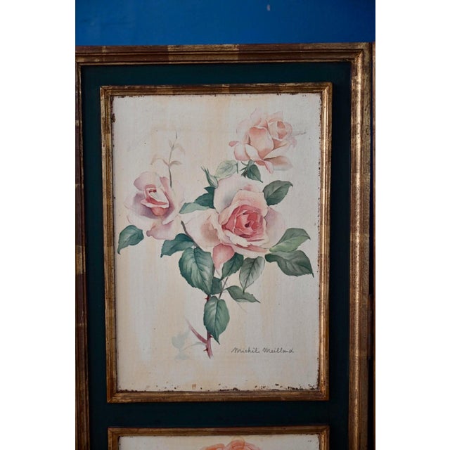 Victorian Screen with Birds and Roses, 1940s For Sale - Image 17 of 18