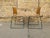 Tan Vintage German School Chairs – Set of 8 – Green Metal + Plywood (Stackable) For Sale - Image 8 of 8