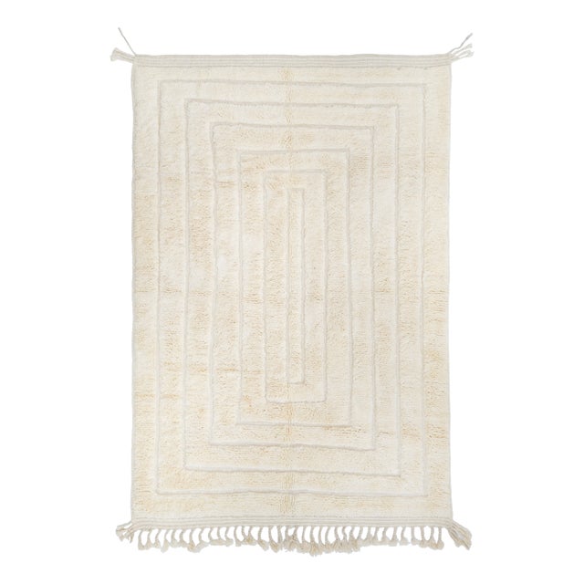 Hand-Knotted Wool Rug by Azele Studio For Sale