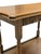 Wood Antique English Jacobean Style Oak Flip Top Game Table Bar Cart Carved Frieze For Sale - Image 7 of 18
