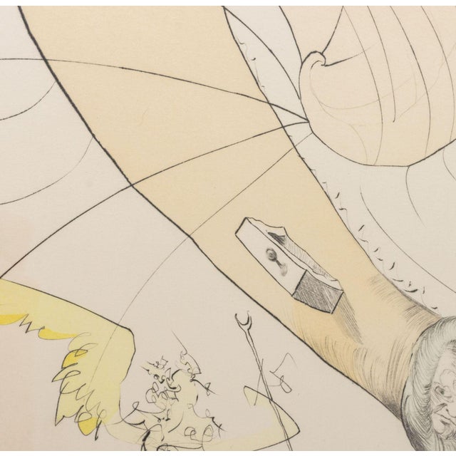 1970s Salvador Dali "Freud a Tete D'Escargot" Etching For Sale - Image 5 of 10