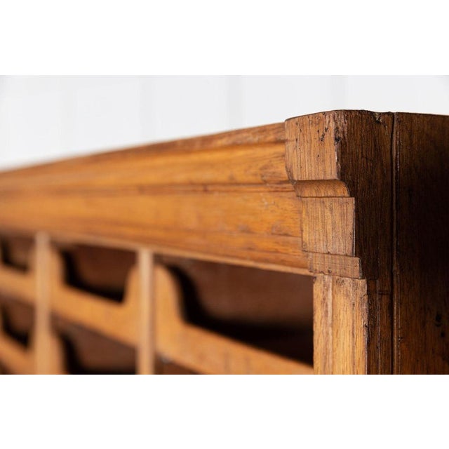 Monumental English Oak Haberdashery Cabinets, 1900s, Set of 2 For Sale - Image 13 of 18