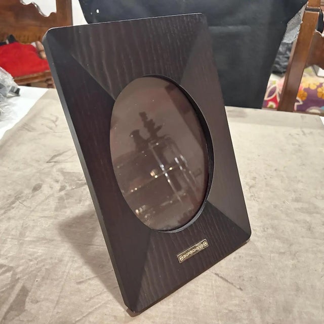 1990s An High Quality 1990s Modern Wood Italian Picture Frame by Borbonese For Sale - Image 5 of 14