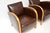 Wood Swedish Art Deco Armchairs in Satin Birch and Leather, 1930s, Set of 2 For Sale - Image 7 of 11