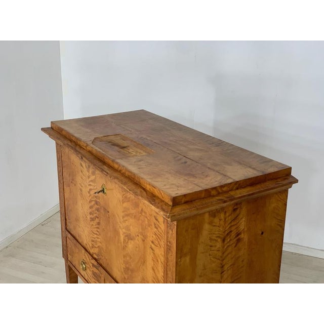 Biedermeier Secretary Cabinet, 1830s For Sale - Image 14 of 16