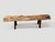 Contemporary Andrianna Shamaris Teak Wood Log Style Bench For Sale - Image 3 of 5