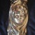 Late 19th Century 19thc French Art Nouveau Gilt Bronze "Beautiful Baby Face" Sconce With Designer Art Glass Period Shade For Sale - Image 5 of 18