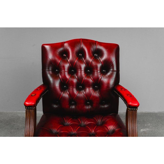 English Style Armchair in Beech For Sale - Image 11 of 18