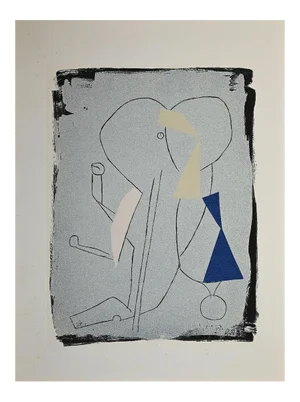 Marino Marini, Juggler, Original Etching and Aquatint, 1963