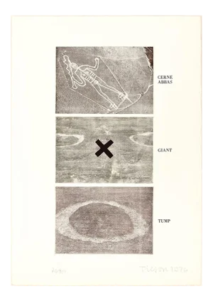Cerne Abbas, Giant, Tump - Original Erching by Joe Tilson - 1976 1976