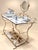 Napoleon III Dressing Table in Wrought Iron and Enamel Fleur-De-Lis Decoration For Sale - Image 5 of 6