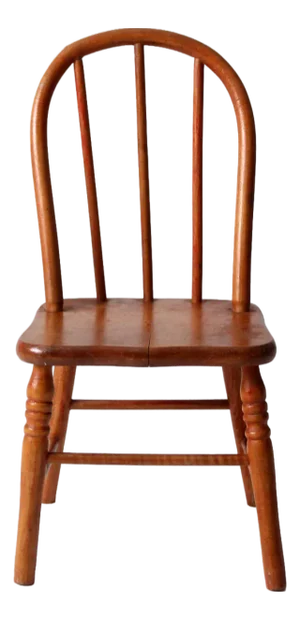 Vintage Early American Style Child's Chair