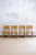 Bamboo and Rush Fabric Chairs, Italy, 1970s, Set of 4 For Sale - Image 6 of 8