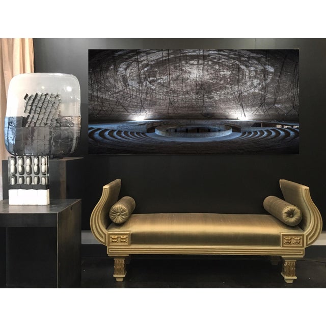 Vintage Neoclassical Bench, 1930 For Sale - Image 6 of 8