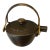 Vintage Staub "La Théiére" French Cast Iron Teapot With Brass Handles For Sale