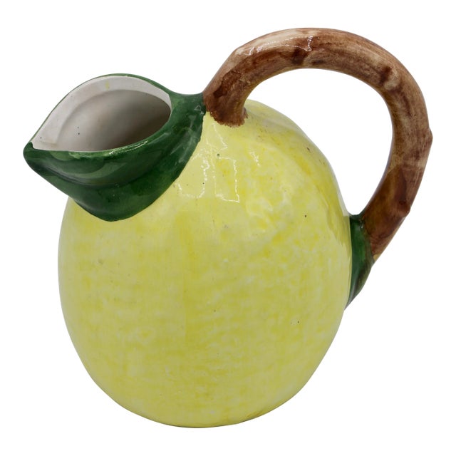 1960s Vintage Italian Lemon Pitcher For Sale