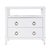 Spritely Home Accent Furniture Highbury 28 in. W Rectangular Wood 2 Drawer Nightstand with Open Shelf, Smooth White For Sale - Image 4 of 8