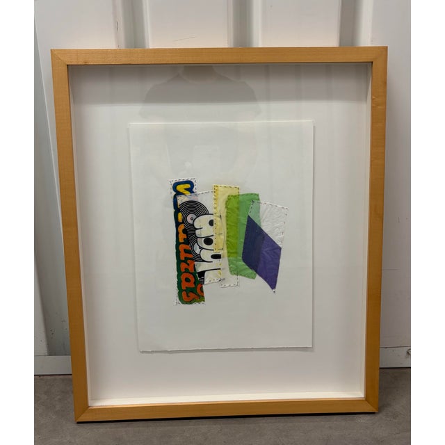 Dianna Cohen Plastic Bag Collage For Sale In Los Angeles - Image 6 of 6