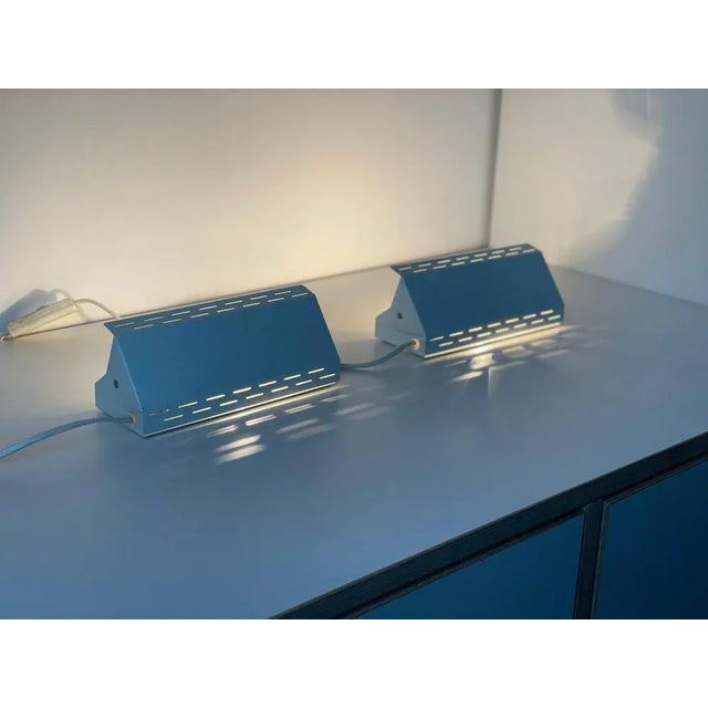 1970s Danish Metal Wall Lamps, 1960s, Set of 2 For Sale - Image 5 of 11
