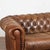 English 20th Century English Vintage Brown Leather Chesterfield Three Seat Sofa For Sale - Image 3 of 14