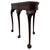 Gold 20th Century Edwardian English Mahogany Demi-Lune Card Table, 1890s For Sale - Image 8 of 13