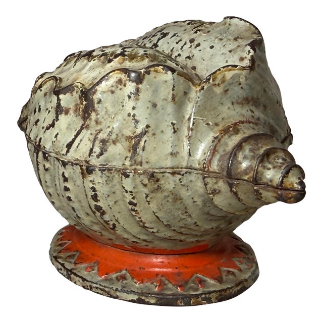 Rare Antique 1882 J and E Stevens Figural Cast Iron Shell Out Still ...
