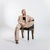 Bizimyer Furniture, "Stella" Chair With Bronze and Exclusive Woven Leather, Tailor Made, Istanbul For Sale - Image 12 of 18