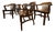 Set of 6 Vintage B. L. Marble Co. Solid Wood Banker’s / Captain’s Chairs (C. 1930s–1940s) For Sale