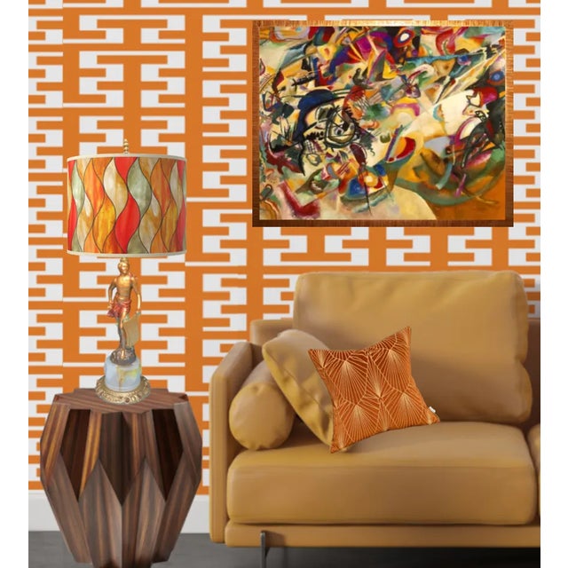 Early 20th Century Vintage Sculptural Table Lamp: Apollo Holding a Lyre For Sale - Image 5 of 12