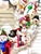 One-of-a-Kind Christmas Wreath With Vintage Blown Glass Snowman Ornaments For Sale - Image 9 of 11