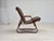 Wood Norwegian Lounge Chair in Brown Furniture Leather, 1970s For Sale - Image 7 of 18