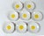 Set of 8 Gien 'Daisy Plates', France, Circa 1950's For Sale In New York - Image 6 of 10