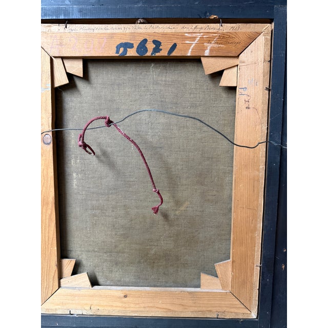 Dutch Portrait of a Man Dated 1838 in Original Frame For Sale In Orlando - Image 6 of 12