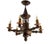 French Beech Well Chandelier, 1940 For Sale - Image 3 of 11