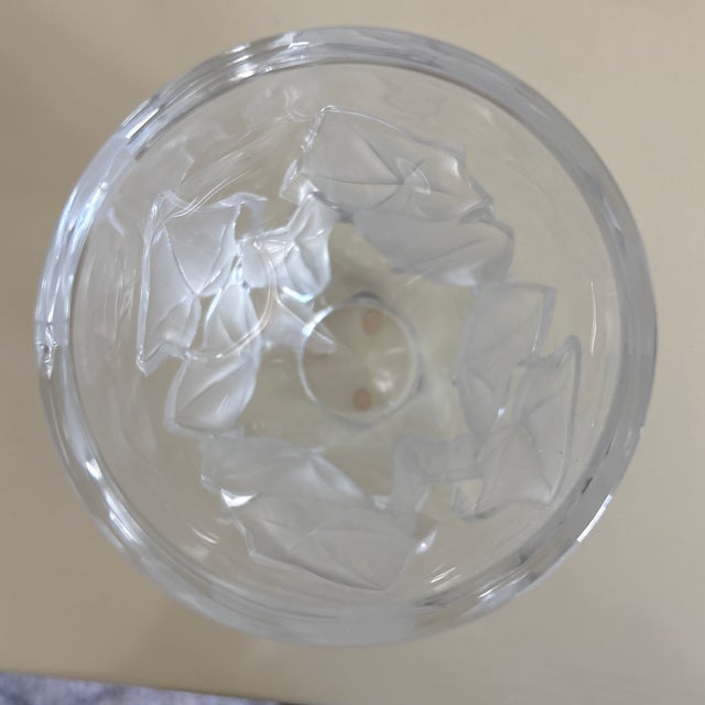 1960s Lalique Hedera Vase For Sale - Image 5 of 7