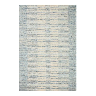 Chris Loves Julia x LoloiChris Ivory / Denim 18" x 18" Sample Rug For Sale