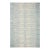 Chris Loves Julia x LoloiChris Ivory / Denim 18" x 18" Sample Rug For Sale
