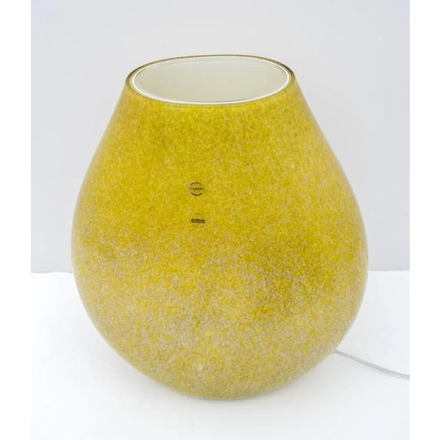 Italian Modern Murano Glass Pulegoso Table Lamp by Carlo Nason, 1990s For Sale - Image 9 of 9