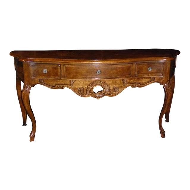 Vintage Century Furniture French Style Oak Console Table Chairish